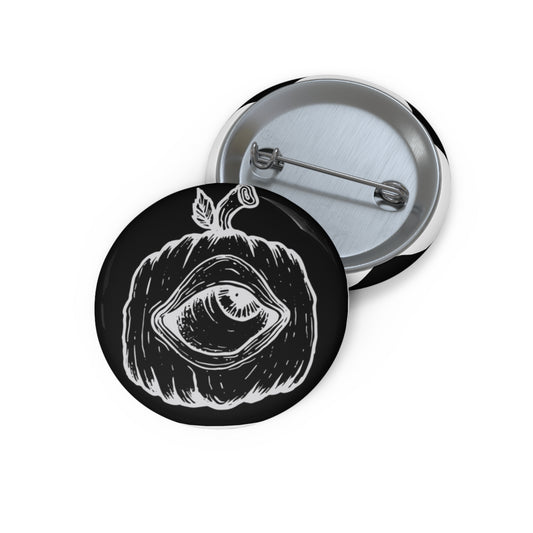 OCP pumpkin eye logo Black Pin