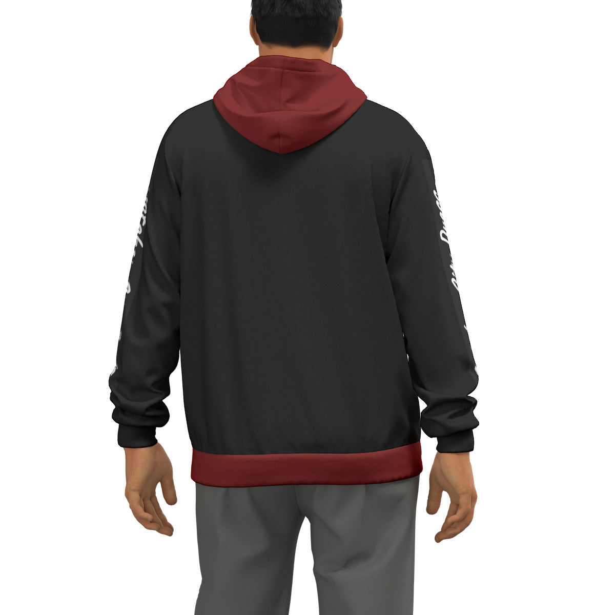 October City Press 2023 logo hoodie pullover 100% lightweight Cotton (black)